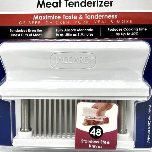 Jaccard Meat Tenderizer 48 Stainless Steel Knives Blades with Cover NEW Sealed - Picture 2 of 5